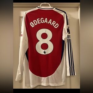 Adidas Arsenal Martin Odegaard EPL Jersey Slim Fit Size Medium
